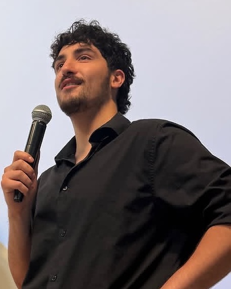 Kareem Murched bei einem Vortrag